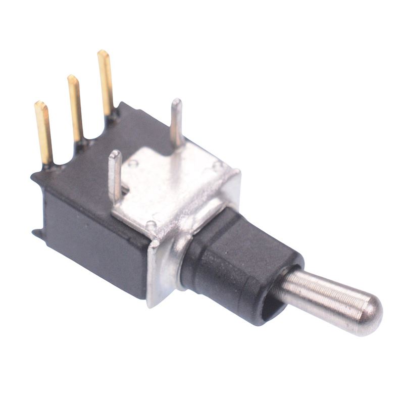 TL36W005000 On-On Sub-Miniature Right Angle Horizontal PCB Toggle Switch SPDT