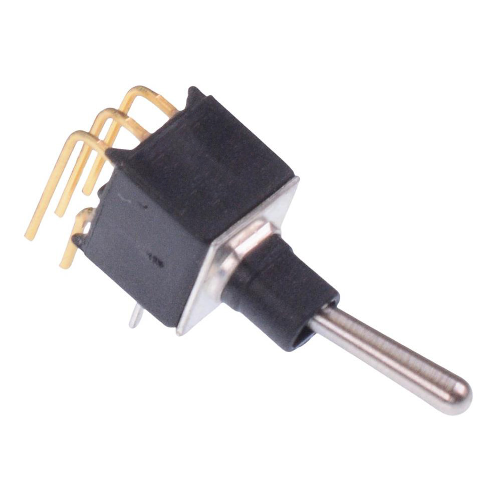 TL46W005200 On-On Subminiature Washable PCB Toggle Switch DPDT