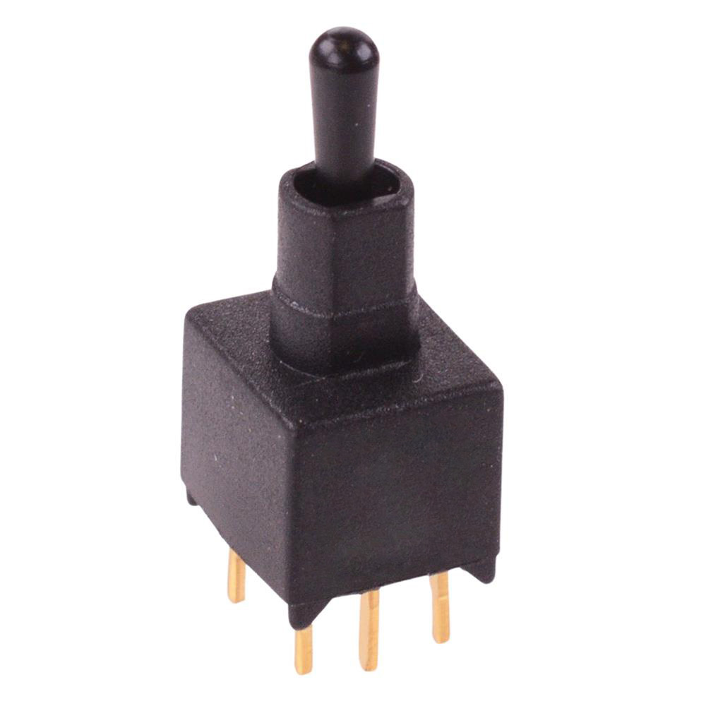 TL49P005100 On-Off-On Subminiature Washable PCB Toggle Switch DPDT