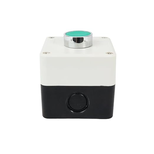 1PCS Momentary Push Button Switch Station Box 1 NO 1 NC ABS One Push Button Control Switch