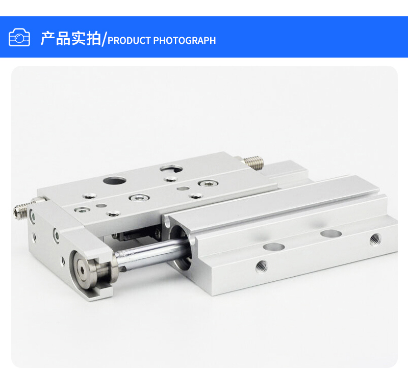 Sample Available MXF Low Profile Stainless Steel Pneumatic Cylinder With Thin Guide Slide