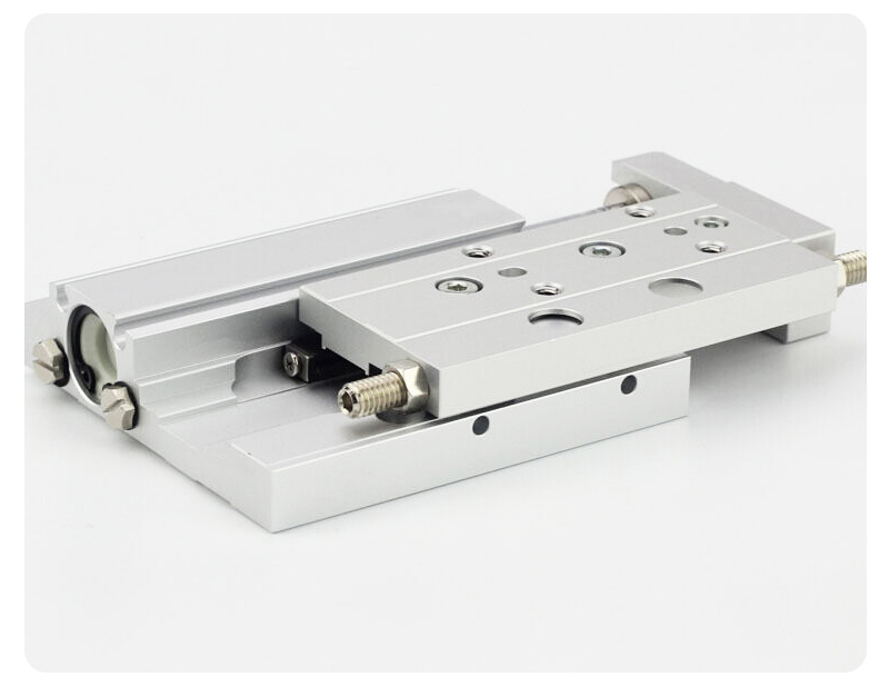 Sample Available MXF Low Profile Stainless Steel Pneumatic Cylinder With Thin Guide Slide